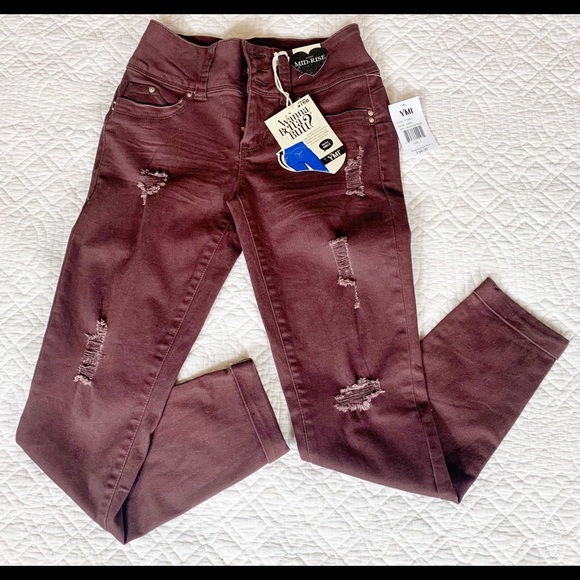 YMI Denim - YMI Wanna Betta Butt Distressed Jeans